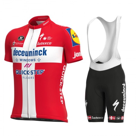 Tenue Cycliste et Cuissard à Bretelles 2021 Deceuninck-Quick-Step N007